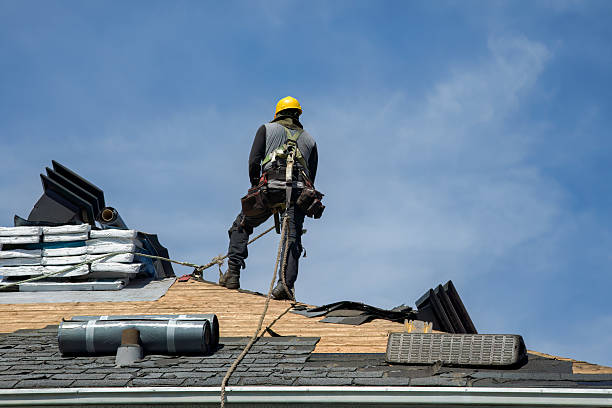 Professional Roofing technician working in Red Oak, NC
